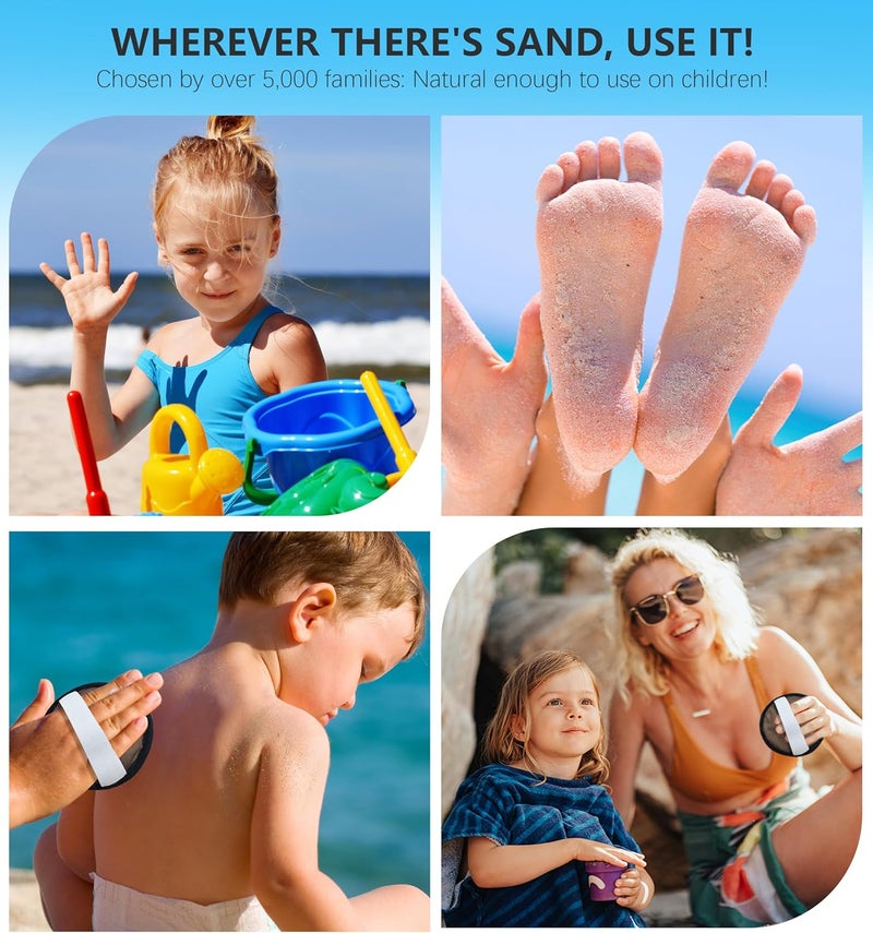 Antfuny 2 Pack Sand Rremover for Beach Eraser Women Dog Vacation Essential Travel Must Have Ship 2025 Cruise Accessories Camping Gear Lake Stuff Surf Supplies Item Gadget Thing Towel Key West - Image 5